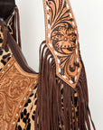 American Darling Hobo Hair On Genuine Leather Women Bag Western Handbag Purse