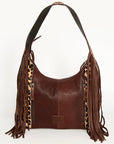 American Darling Hobo Hair On Genuine Leather Women Bag Western Handbag Purse