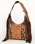 American Darling Hobo Hair On Genuine Leather Women Bag Western Handbag Purse