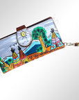 American Darling Wristlet Genuine Leather Women Bag Western Handbag Purse
