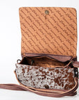 American Darling Cross Body Hair on Genuine Leather Western Women Bag Handbag Purse |