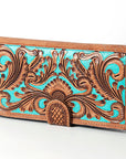 American Darling Wallet Hand Tooled Genuine Leather Women Bag Western Handbag Purse
