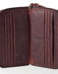 American Darling Wallet Hand Tooled Genuine Leather Women Bag Western Handbag Purse