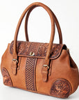 American Darling Tote Hand Tooled Genuine Leather Women Bag Western Handbag Purse