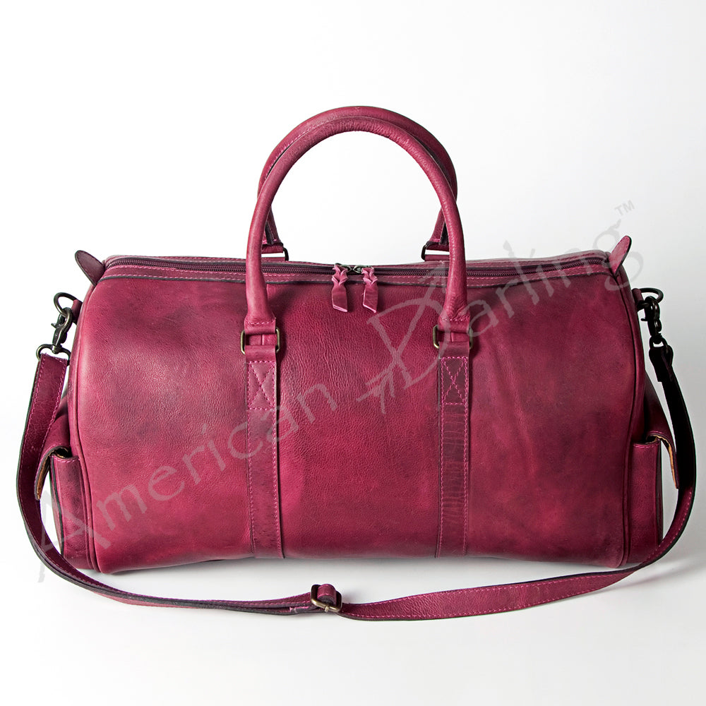 American Darling Duffel Genuine Leather Women Bag Western Handbag Purse