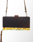 American Darling Wristlet Genuine Leather Women Bag Western Handbag Purse