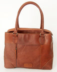 American Darling Tote Hand Tooled Hair On Genuine Leather Women Bag Western Handbag Purse