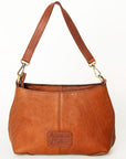 American Darling Hobo Hand Tooled Hair On Genuine Leather Women Bag Western Handbag Purse