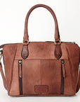 American Darling ADBGI187A Tote Hand Tooled Hair On Genuine Leather women bag western handbag purse