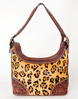American Darling ADBGI188A Hobo Hand Tooled Hair On Genuine Leather women bag western handbag purse