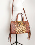 American Darling Tote Hand Tooled Genuine Leather Women Bag Western Handbag Purse
