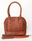 American Darling ADBGI190A Tote Hand Tooled Hair On Genuine Leather women bag western handbag purse