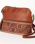 American Darling Cross Body I Hand Tooled Hair On Genuine Leather Women Bag Western Handbag Purse