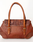 American Darling Tote Hand Tooled Genuine Leather Women Bag Western Handbag Purse