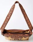 American Darling Hand Tooled Genuine Leather Women Bag Western Handbag Purse