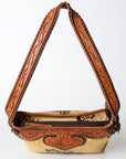 American Darling Hand Tooled Genuine Leather Women Bag Western Handbag Purse