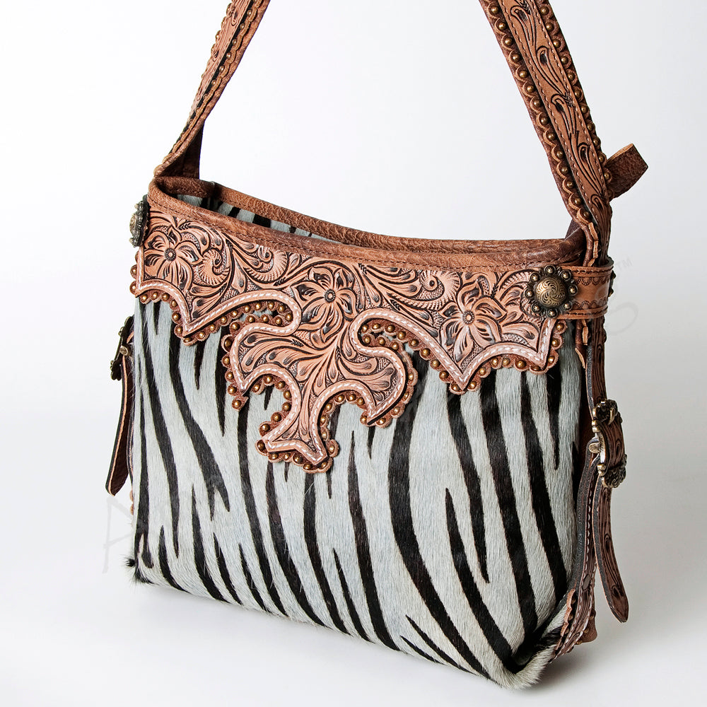 American Darling Hand Tooled Genuine Leather Women Bag Western Handbag Purse