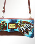 American Darling Small Crossbody Genuine Leather women bag western handbag purse