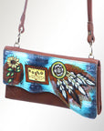 American Darling Small Crossbody Genuine Leather women bag western handbag purse