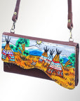 American Darling Small Crossbody Genuine Leather women bag western handbag purse