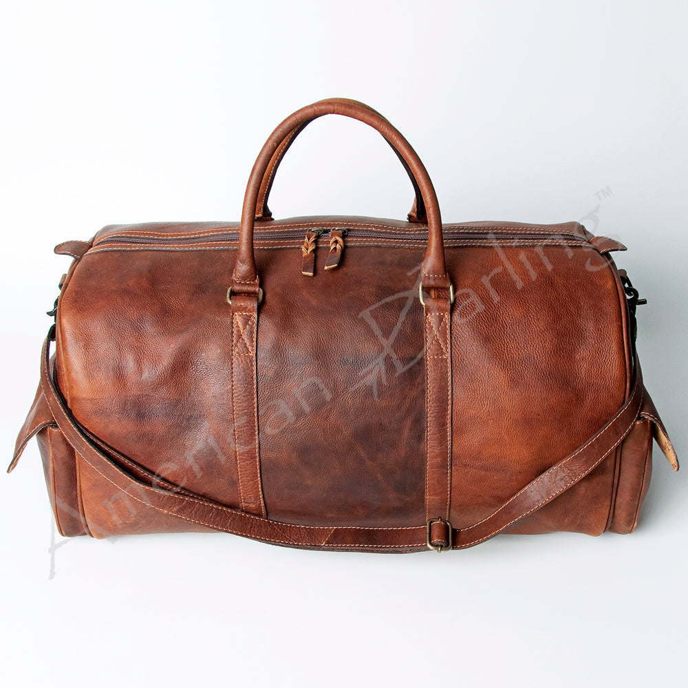 American Darling Duffel Genuine Leather Women Bag Western Handbag Purse