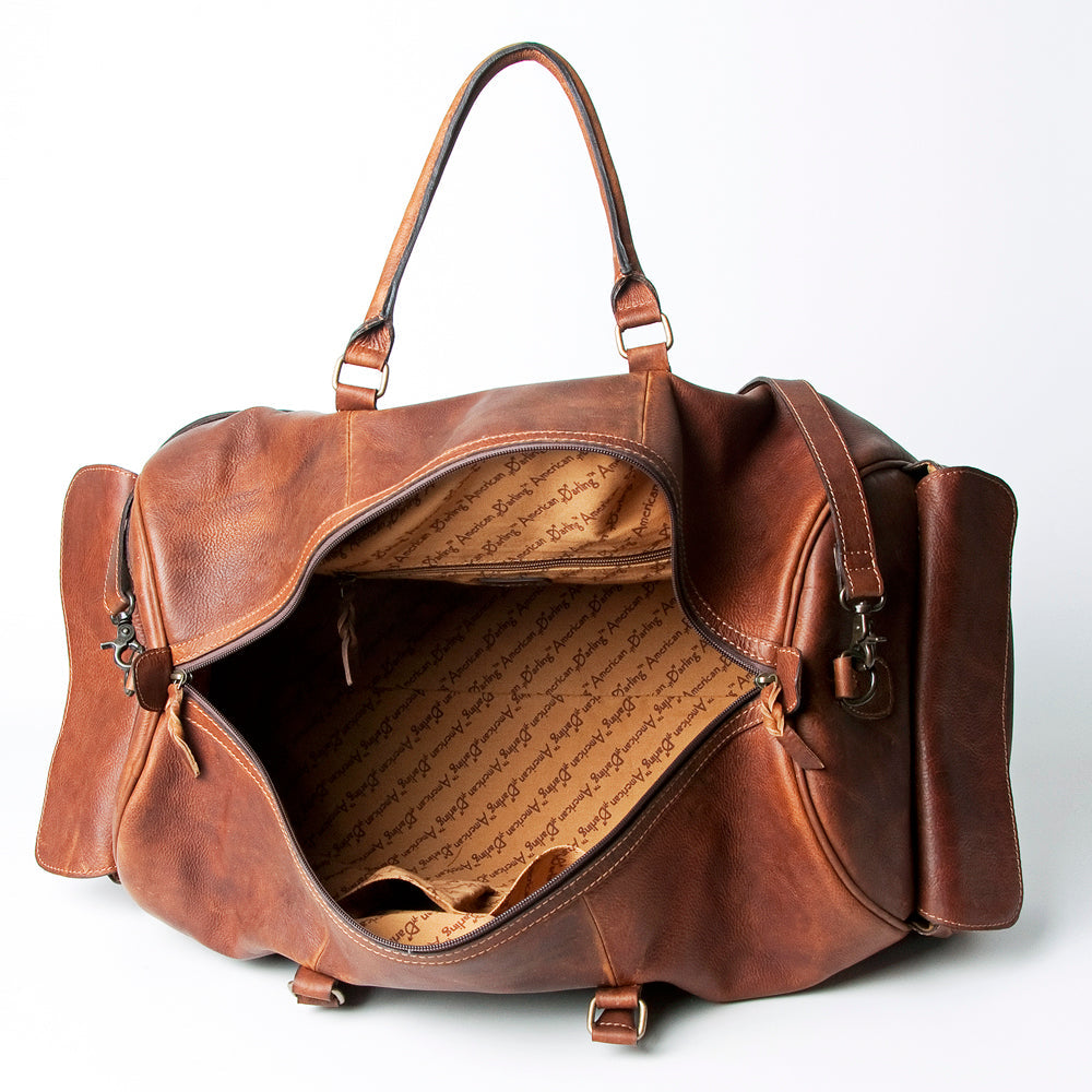 American Darling Duffel Genuine Leather Women Bag Western Handbag Purse