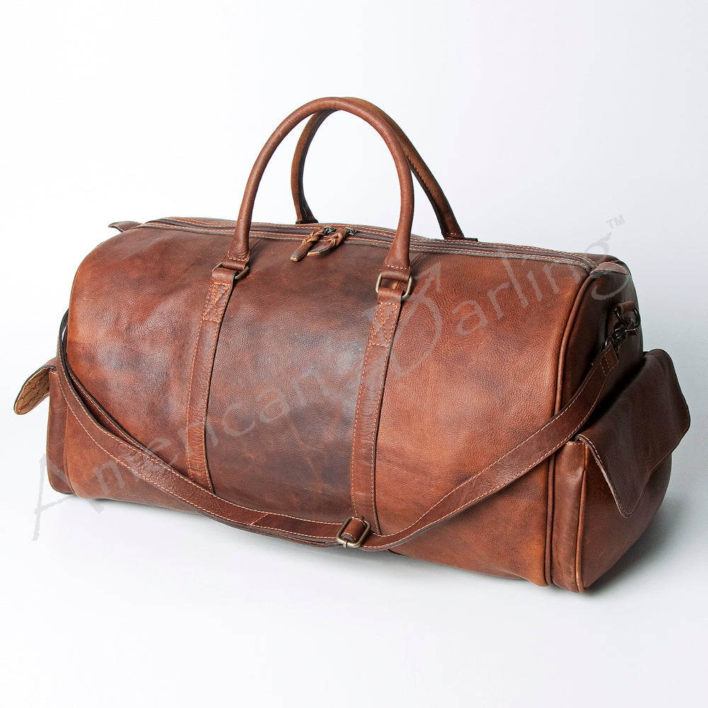 American Darling Duffel Genuine Leather Women Bag Western Handbag Purse