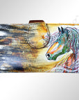American Darling Wristlet Genuine Leather Women Bag Western Handbag Purse