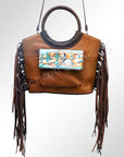 American Darling Tote Genuine Leather women bag western handbag purse