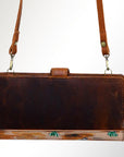 American Darling Wristlet Genuine Leather Women Bag Western Handbag Purse