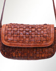 Never Mind Nmbgm113A Envelope Vintage Handmade Genuine Cowhide Leather Women Bag Western Handbag Purse