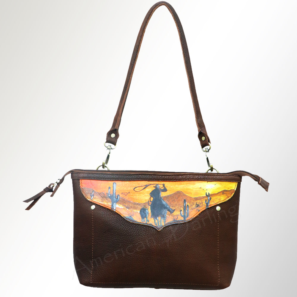 American Darling Genuine Leather Women Bag Western Handbag Purse