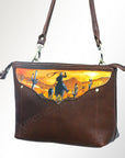 American Darling Genuine Leather Women Bag Western Handbag Purse