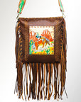 American Darling Genuine Leather Women Bag Western Handbag Purse