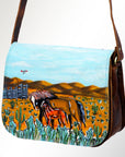 American Darling Messenger Genuine Leather women bag western handbag purse