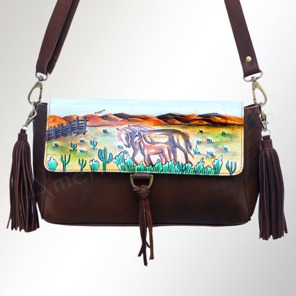 American Darling Cross Body Genuine Leather women bag western handbag purse