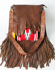 American Darling Cross Body Hand Tooled Saddle Blanket Genuine Leather Women Bag Western Handbag Purse