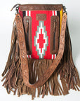 American Darling Cross Body Saddle Blanket Genuine Leather women bag western handbag purse