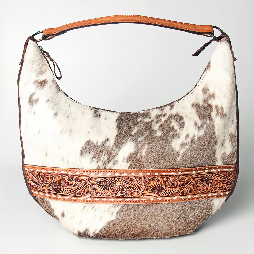 American Darling HOBO Hand Tooled Hair-on Genuine Leather women bag western handbag purse