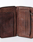 American Darling ADBGZ394A Wristlet Genuine Leather women bag western handbag purse