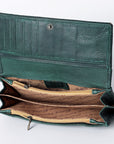American Darling Wallet Hand Tooled Genuine Leather Women Bag Western Handbag Purse