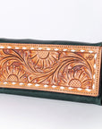 American Darling Wallet Hand Tooled Genuine Leather Women Bag Western Handbag Purse