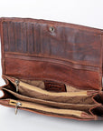 American Darling Wallet Hand Tooled Genuine Leather Women Bag Western Handbag Purse