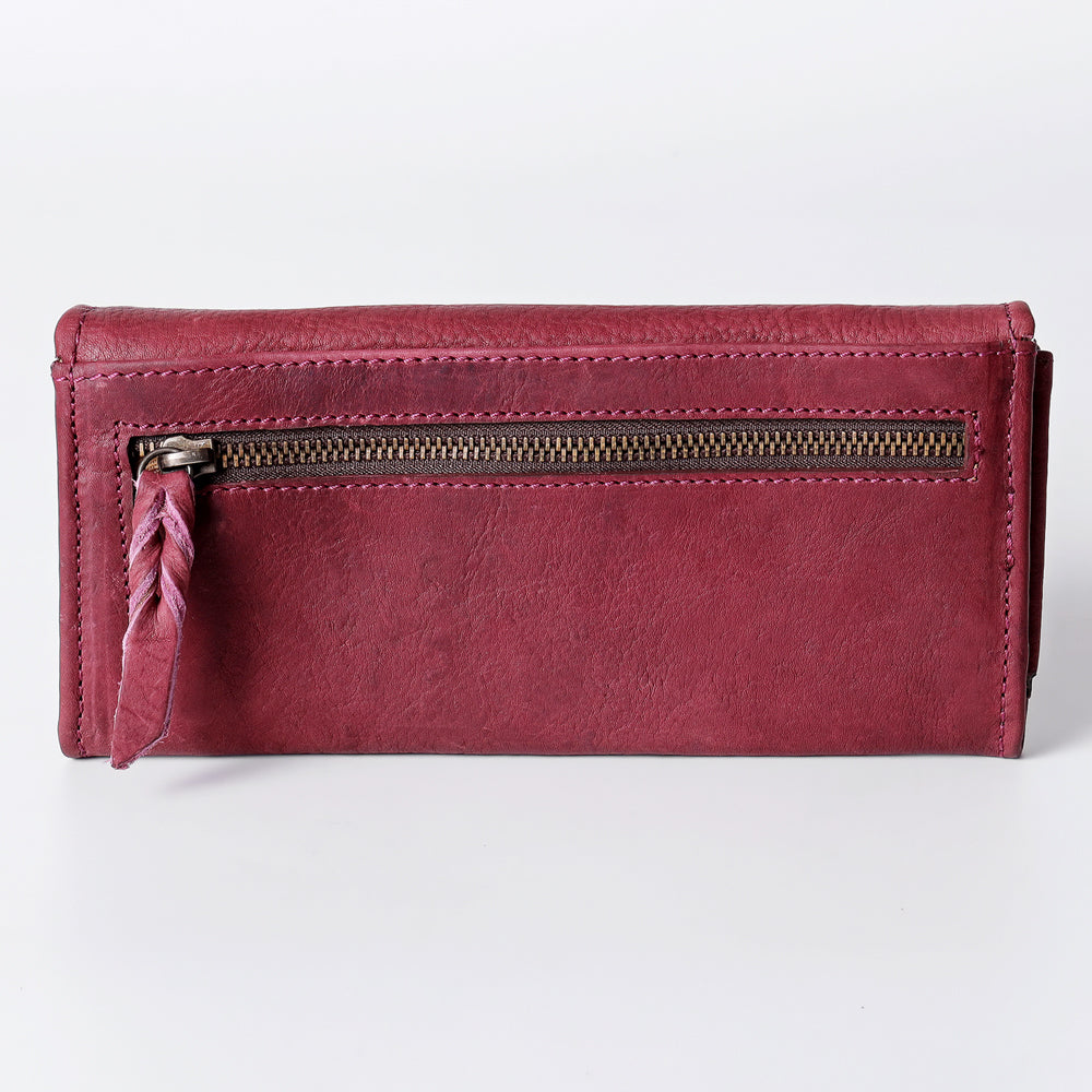 American Darling Wallet Hand Tooled Genuine Leather Women Bag Western Handbag Purse