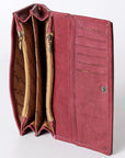 American Darling Wallet Hand Tooled Genuine Leather Women Bag Western Handbag Purse
