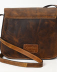 American Darling ADBGZ409A Crossbody Hand Tooled Genuine Leather Women Bag Western Handbag Purse