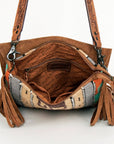 American Darling Large Crossbody Saddle Blanket Genuine Leather Women Bag Western Handbag Purse