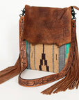 American Darling Large Crossbody Saddle Blanket Genuine Leather Women Bag Western Handbag Purse