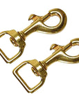 Hilason Swivel Eye Bolt Snap Clip Hooks Solid Brass – Hilason