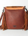 American Darling ADBGZ474 Large Crossbody Hand Tooled Genuine Leather Women Bag Western Handbag Purse